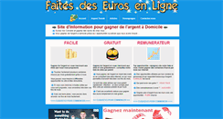 Desktop Screenshot of faites-des-euros-en-ligne.com